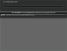 Tablet Screenshot of jv-network.com